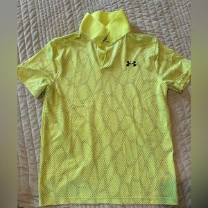 Under Armour Yellow Performance Polo Shirt